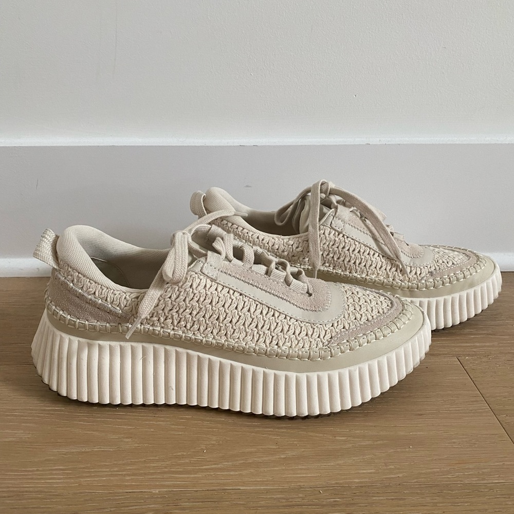 Dolce Vita Dolen Sneakers in Sandstone Knit